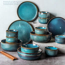 TDR - 4stuks Europese stijl creatieve keramische 6 inch kom set - Ideaal voor salade, soepkom, noedel enz.