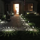 Xtraworks - 4 Stuks LED lamp op zonne Solar gazonlamp - RVS - Waterdichte Tuinverlichting Voor Buiten - Zilver- koel wit licht