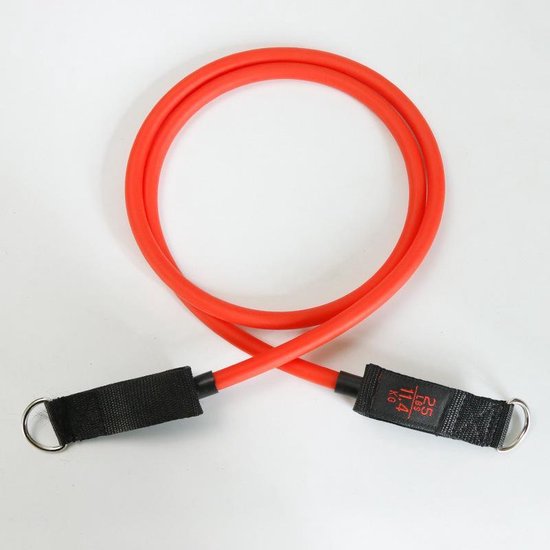 TDR - 11 Stuks Fitness oefenbandenset Elastiek - Weerstandsbanden Set