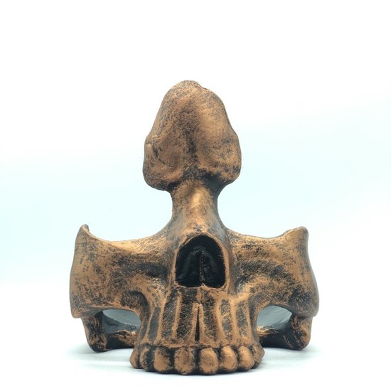 brillenstandaard - brillenhouder -schedel-Goud