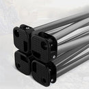 Campingstoel Vouwstoel Visstoel - Zwart - Tot 150Kg