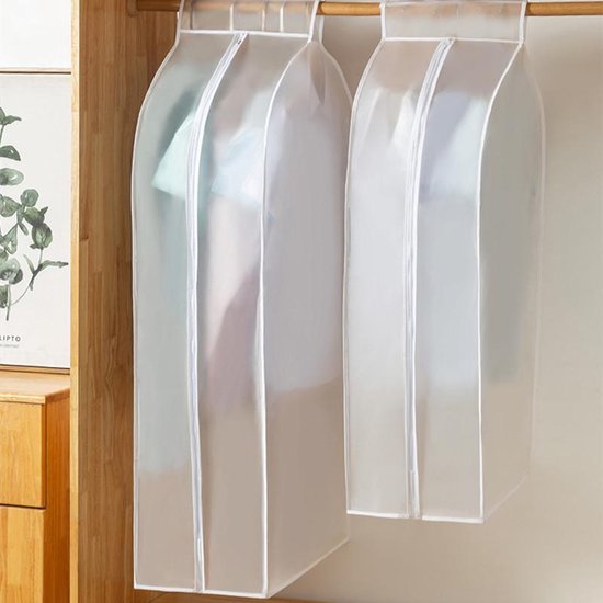 Merkloos 2x Extra Grote Stofkap Opbergtas 60x50x120 CM