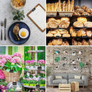 50 Mini Houten Krijtbordjes met Knijpertje voor Decoratie