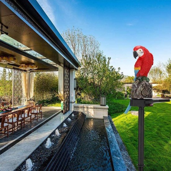 Zonne-energie Buitenlamp - Papegaai Fakkel