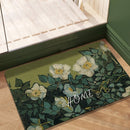 Kunstzinnige Antislip Badmat - Vincent van Gogh's "Roses" - Luxe Siliconen Diatomeeënaarde Mat - 39,5x59 cm