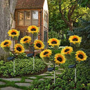 Solarlamp Zonnebloemen - LED met dag/nacht sensor