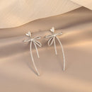 Reitsman vlinder oorbellen met zirkonia voor elke gelegenhei