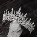 zilveren Tiara Diadeem Haarsieraad -Elegant en Duurzaam - Geschikt voor Verschillende Gelegenheden