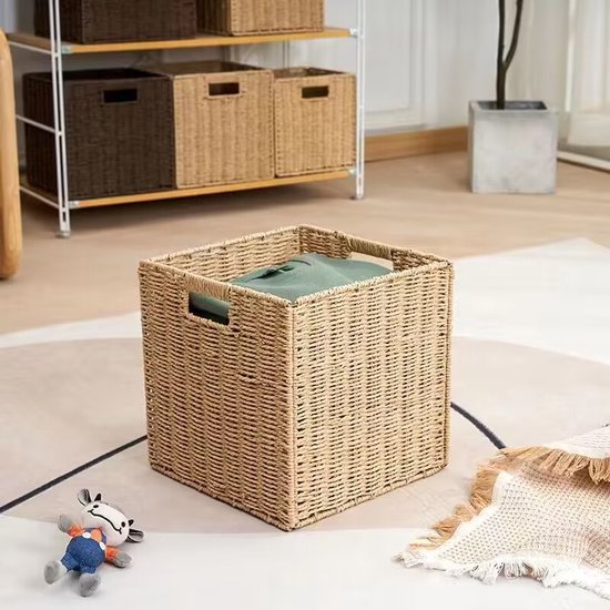 Rotan Opbergdoos - Een Stijlvolle en Praktische Oplossing voor Thuis 25*25*25cm
