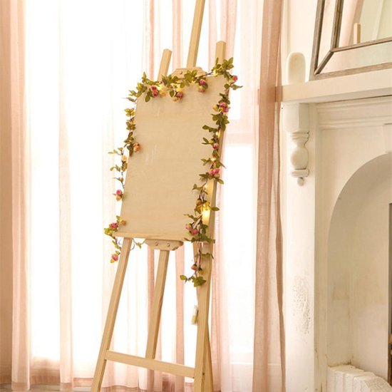 Unikorf LED Rotan Bloemlicht 2m 20 Lampjes (Roze)
