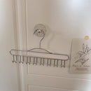 3x Ruimtebesparende Roestvrijstalen Kledinghangers met 8 Hak