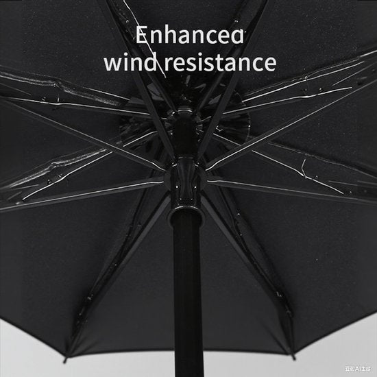 Opvouwbare bloemparaplu UPF50+ windproof 97 cm hemelsblauw