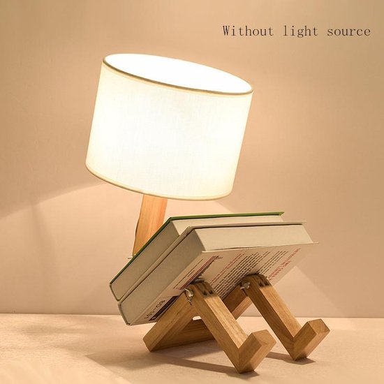 LED bureaulamp met boekenhouder - Scandinavisch design