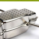 Robot Theezeefje van RVS – Uniek Theeaccessoire – Zilverkleurig – Herbruikbaar – Cadeautip