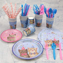 113-delig verjaardagsset - Kat thema - Feestdecoratie