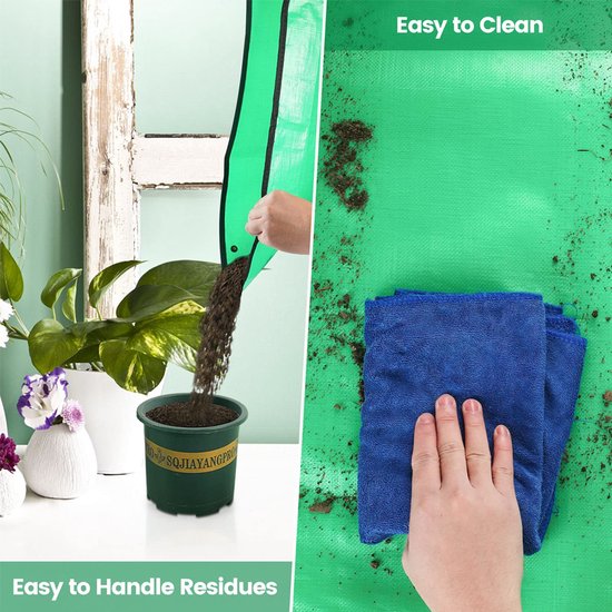 PE Plantenonderzetter-Onderlegger te gebruiken bij het zaaien- 98.5*98.5cm-groen