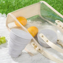 Draagbare opvouwbare siliconen koffiebeker opvouwbare waterb