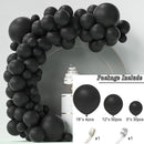 Unikorf 86-delige Macaron Ballonset Boog Matzwart