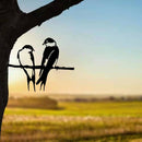 Metalen Zwaluw Boomhanger Tuindecoratie 17x13cm Zwart