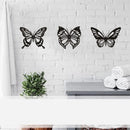 Metalen Vlinder Wanddecoratie 3-pack – Modern Zwart – Binnen & Buiten – 3D Effect – Uniek Design – afbeelding 24