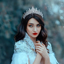 Zilveren Tiara Diadeem Haarsieraad - Elegant en Duurzaam - Geschikt voor Verschillende Gelegenheden