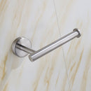 Luxe RVS toiletrolhouder - modern, zilver, incl. montage