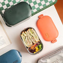 Elektrische lunchbox - ideaal voor gebruik in de auto-Lunchtrommel voor warme maaltijden-donkergroen
