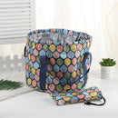 Opvouwbaar waterdichte bad - geschikt voor voetenbad / kleren wassen / etc - 26L extra large