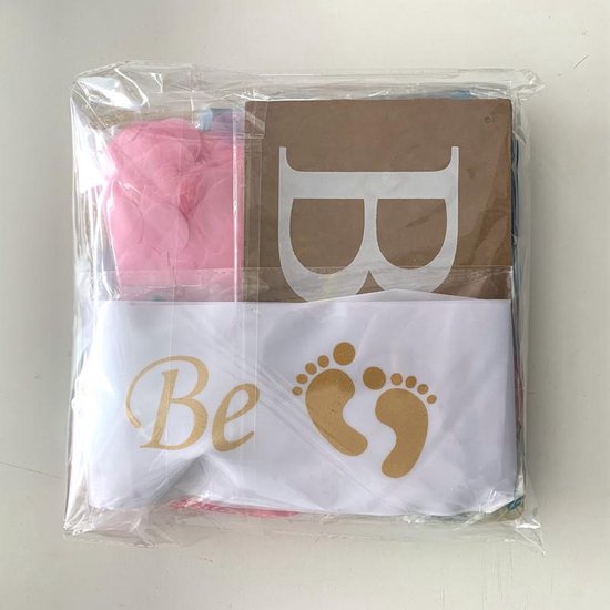 64 delig gender reveal party set - baby shower - gendershower reveal part - boy or girl