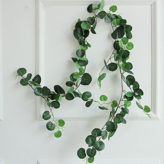 24 stuks* 2m x Klimop Slinger - Backdrop Decoratie Plant voor Huis en Tuin-Kunst Hangplant- Begonia-Klimop Kunstplanten voor Binnen en Buiten