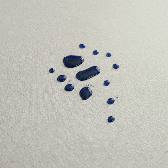 TDR-Waterdicht en vlekbestendig stoffen tafelkleed rond - 160 cm - Decoratief tafellaken in effen design -Polyester,PVC en katoen- Champagne