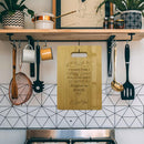 UniKorf.nl Bamboe snij- en serveerplank Handprint 28x22 cm