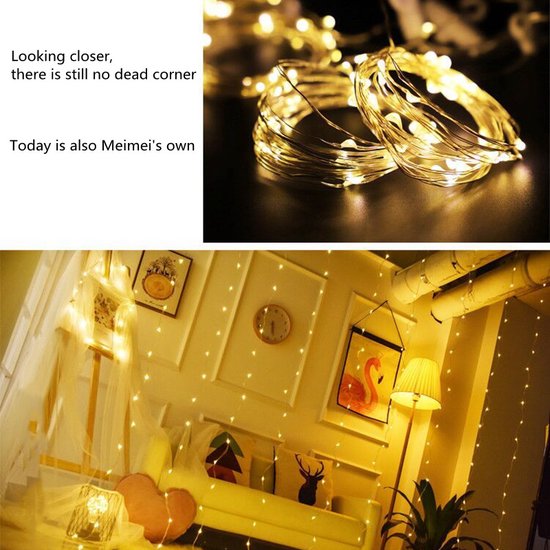 LED Lichtgordijn 300 LED's Waterdicht 8 Modi 3x3m