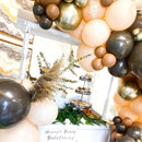 102-delig ballonnenboog goudtinten - verjaardag & jubileum