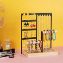 Sieradenrek met 48 Oorgaatjes en 6 Haakjes voor Ketting