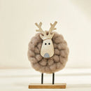 7-delige luxe kerstdecoratieset – Vilten rendieren, kerstbomen en schapen – Unieke feestelijke versiering van hoogwaardige kwaliteit