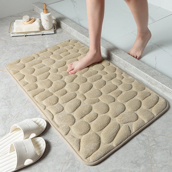 Unikorf Badkamermat 50x80cm - Luxe & Veilig - Kaki