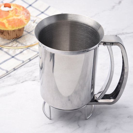 Roestvrijstalen Beslagdispenser voor Cake en Wafels