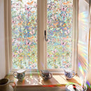 Milieuvriendelijke PVC Glasfolie - Kleurrijk vlinderpatroon - Zelfklevend - Privacy en UV Bescherming - 40x100 cm
