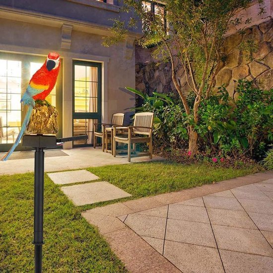 Zonne-energie Buitenlamp - Papegaai Fakkel