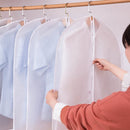 6 Stuks transparante stofhoezen voor kleding met Rits - Kled