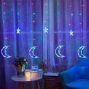 Sterrenhemel - Lichtketting met maan en sterren versiering -