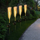 LED Zonne-energie Rieten Lamp - Decoratief Warm Licht