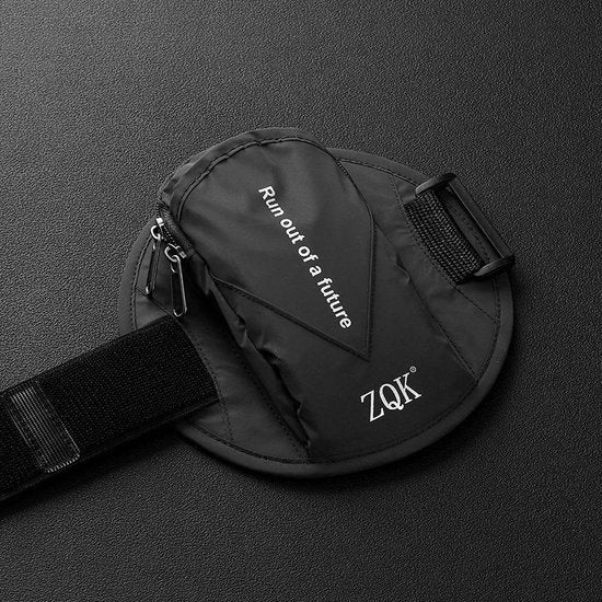 Ultralichte Running Telefoonhouders Armband, zweetbestendige armtelefoonhouder voor hardlopensporten, fitnessstudioENZ-zwart
