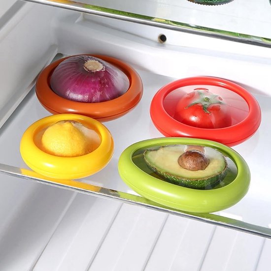 Unikorf Keramische Vershouddozen met Rekbaar Deksel - Set van 4