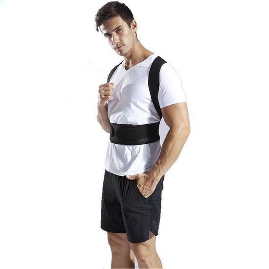 Houding Correctie Brace - Postuur Corrector - M - Zwart