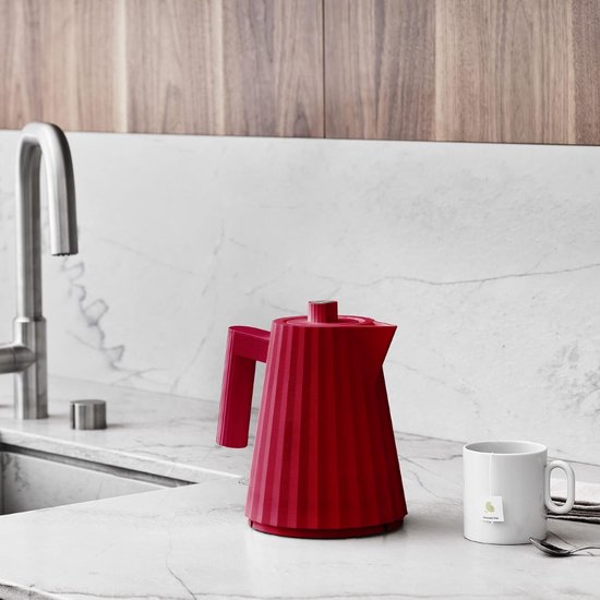 Plissè MDL06 1 R Design Elektrische Waterkoker Van Thermoplastisch Hars 100 cl Rood