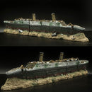 Scheepswrak Ornament - Aquarium Decoratie - 38,5 cm - Hars - Titanic Stijl