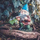3delige Set Gedetailleerde Militaire Gevechtstuinkabouters in Diverse Poses - Decoratief Beeldje