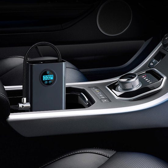 Draadloze elektrische autoluchtpomp voor in de auto, grensoverschrijdende verpakking/opladen [digitaal display] Alles-in-één oplader